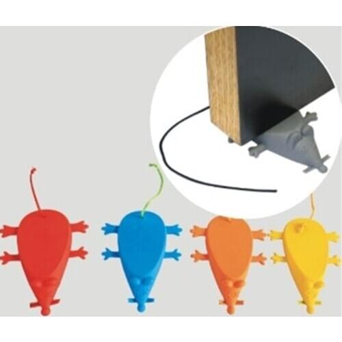 1pc Cartoon Silicone Door Plug Windbreak Anti Folder Hand Door Resistance Door File Mouse Safety Door Stop Wedge Home Decoration