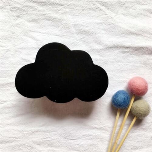 1PC Nordic Europe Wind Flaky Clouds Wooden Kids Room Clothes Hook Wall Sticker Hanger Hook Home Decoration MI 001