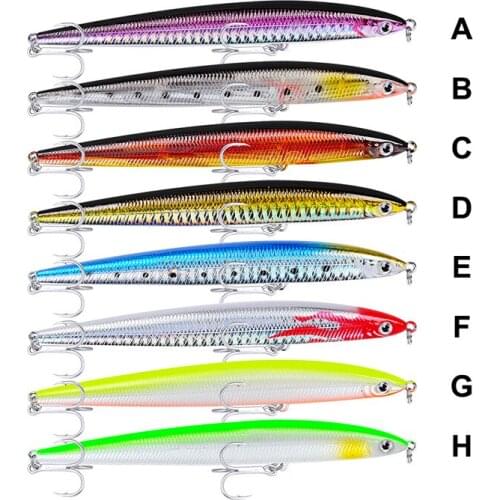 133MM/29G Artificial Pencil Wobbler Professional Plastic Fishing Lure 3D Eyes Freshwater High Quality Fishing Bait Hard Lure