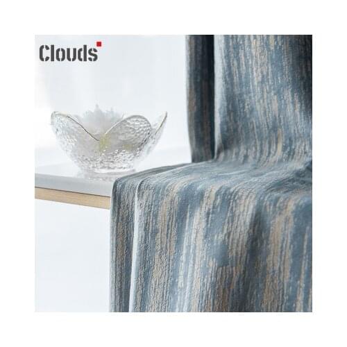 2021 Bronzing embossed textured velvet curtain shading custom light luxury Nordic curtains for living room bedroom dining room