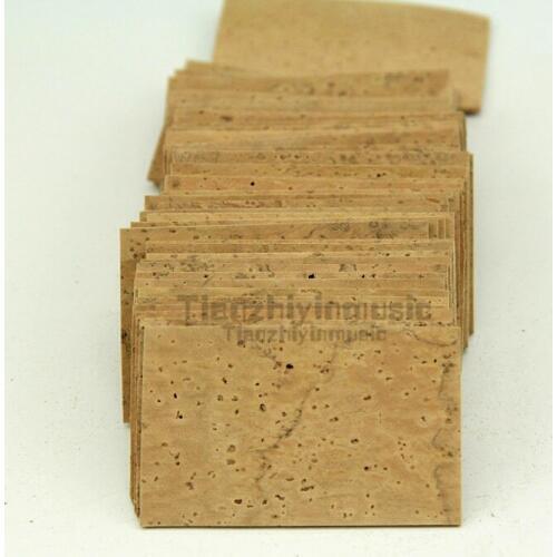 50Pcs Natural Sax Saxophone Neck Cork Sheet 1.0mm