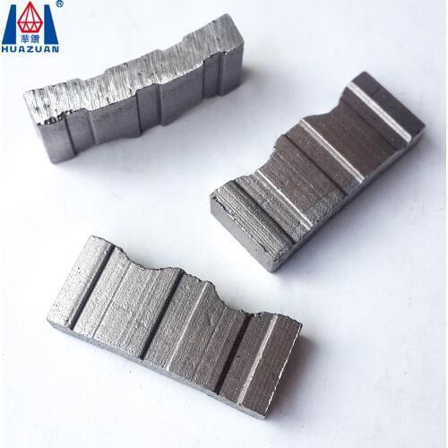 HUAZUAN reinforced concrete cutting turbo diamond segment for core drill bits 100pcs