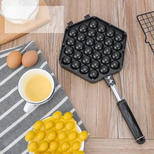 Non Stick Egg Waffle Maker Mold Household Kitchen Cake Bubble Puff Mould Oven Breakfast Machine Bakeware