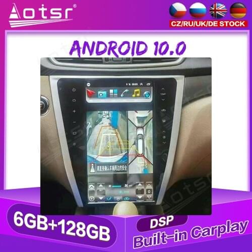 Android Car Radio Multimedia Player For Nissan X-TRAIL 2013-2020 Qashqai / Roug Vertical Screen Auto GPS Navigation CARPLAY Wifi