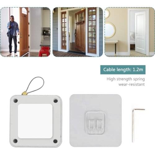 Automatic Sensor Door Closer Multifunctional Punch-Free 500g Pull Door Closer Bracket Drawers Sliding Door Device Door Closing