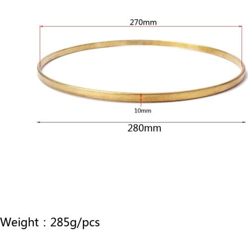 Banjo Tension Hoop 11 Inch Brass Musical Instrument Oblate Tension Hoop