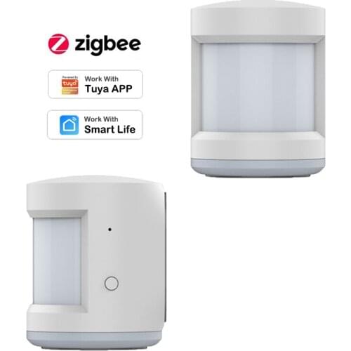 Wireless Tuya ZigBee 3.0 Smart PIR Motion Sensor Human Body Detector Movement Home Security Protection Anti-theft APP Alarm Push