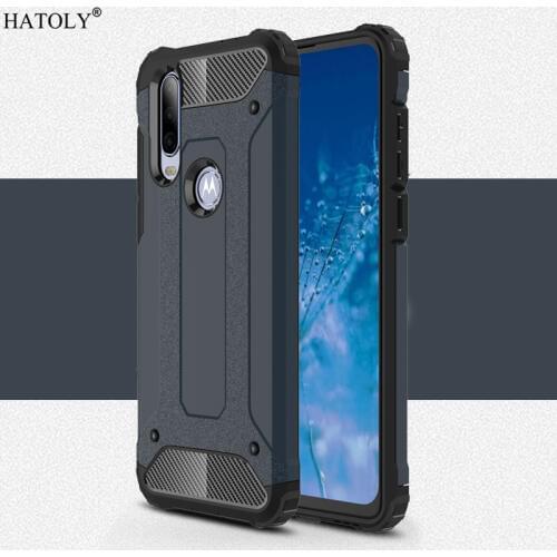 For Motorola One Action Case Anti-knock Rugged Armor Cover Moto One Action Silicone Phone Bumper Case For Motorola One Action