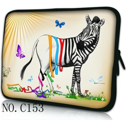 Zebra Laptop Sleeve Bag 12 13 13.3 14 15 15.6 17 Notebook Bag funda For Macbook Air Pro 13 15 16 inch Computer Case Cover