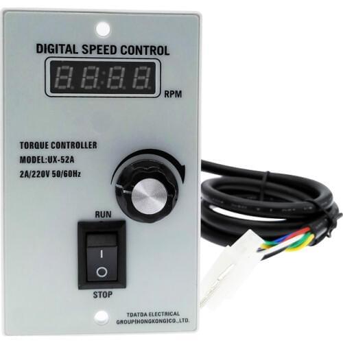 Digital display US-52 400W UX-52 220AC speed motor controller regulated speed forword backword controller
