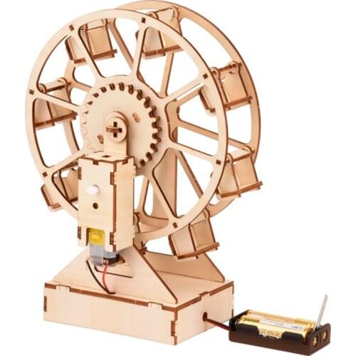 Customized Wooden Childrens Jigsaw Puzzle Three-Dimensional Model Adult Puzzle wooden decoration