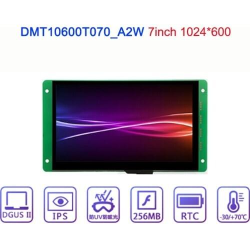 DMT10600T070_ A2w 7-inch serial port smart screen industrial IPS anti dazzle anti UV capacitive touch screen