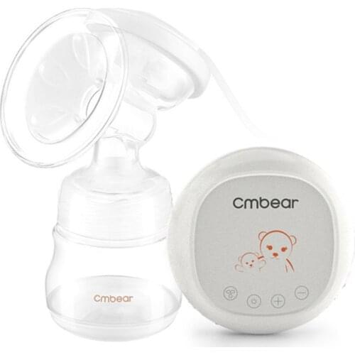 Electric Double Breast Pump Kit with 2 Milk Bottles USB Powerful Breast Massager Baby Breastfeeding Milk Extractor