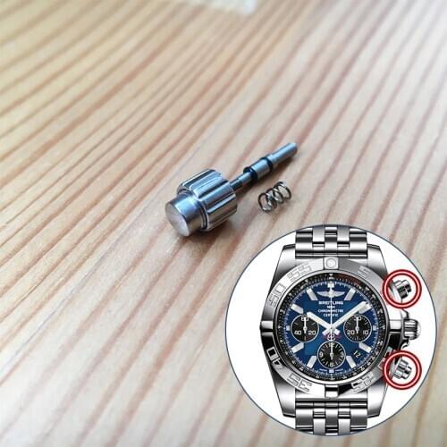 Watch pusher button for Breit ling Chronomat Evolution 44mm Chronograph watch AB0111/ AB0110