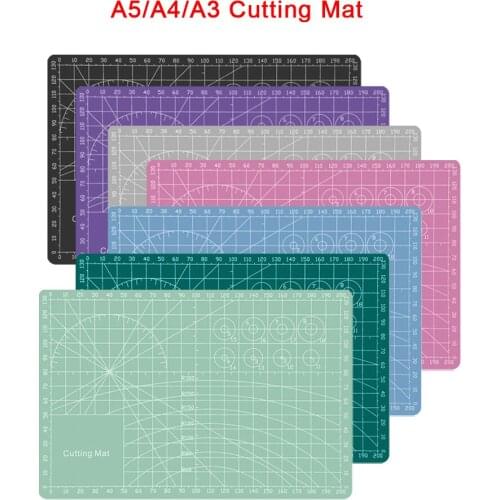 A3/A4/A5 PVC Cutting Mat Cutting Pad Patchwork Cut Pad Patchwork Tools Manual DIY Tool Cutting Board Double-sided Self-healing