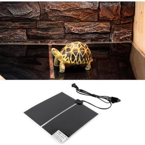 Warmer Bed Mat Pad Amphibians Adjustable Temperature Pet Reptile Heating Heater 14W Far Infrared Rays Radiant Heat New Arrival