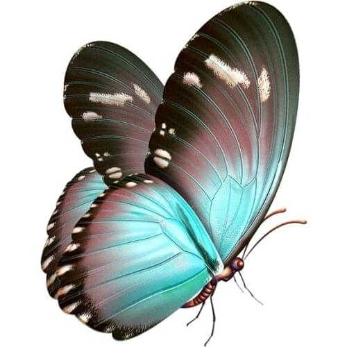 Beautiful Hand Drawn Butterfly Decal Motorcycle Car Sticker Anti-UV Waterproof Car Window Body Decorative Stickers Accessories