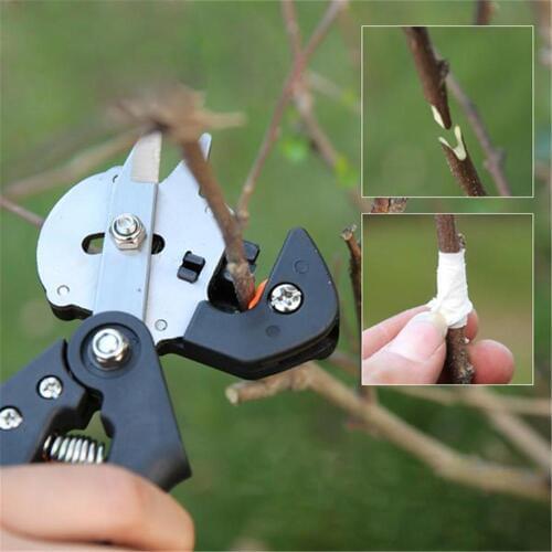 Professional Garden Grafting Pruning Pruner Cutting Pruning Shears Tools Kit with Grafting Tape for Fruit Tree Dropshipping