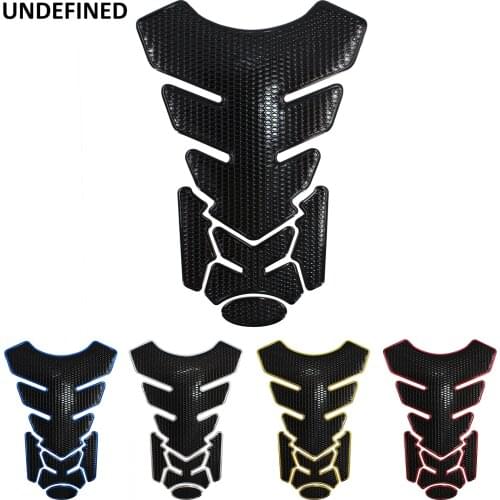 Motorcycle Fuel Tank Sticker Gas Pad Protector Fishbone Decals Rubber 3D Universal for Honda Yamaha Ducati BMW Pegatinas Moto