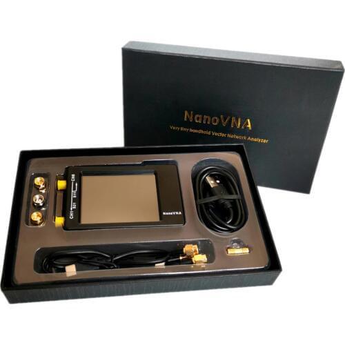 2019 New NanoVNA-H 50KHz~1.5GHz VNA 2.8inch LCDHF VHF UHF UV Vector Network Analyzer Antenna Analyzer