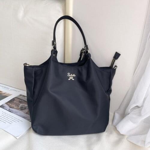 Women Reversible Tote Bag Splashproof High Quality Nylon Shoulder Handbag Large Shopper Bags For Female Shoulder Bags