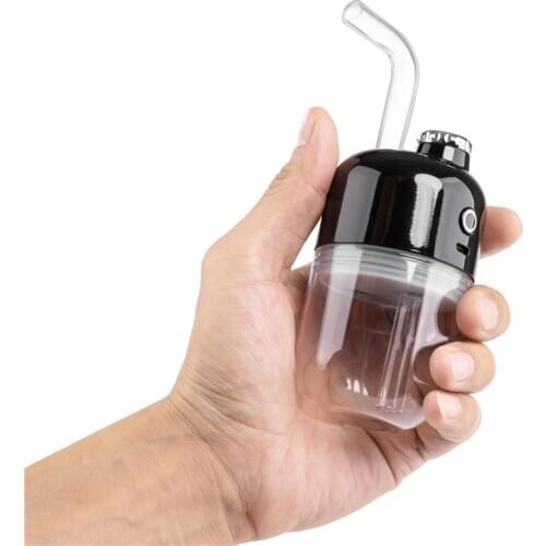 New Huuka Glass Water Cup Style Electric Dab Rig Kit 3 Levels Temp Control TC Full Ceramic Heating Chamber Wax Concentrate Enail