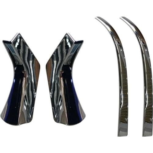 Car Rear View Mirror Trim Sequins Rear View Mirror Decoration Strips Cover for Toyota Alphard Vellfire 30 2016-2019