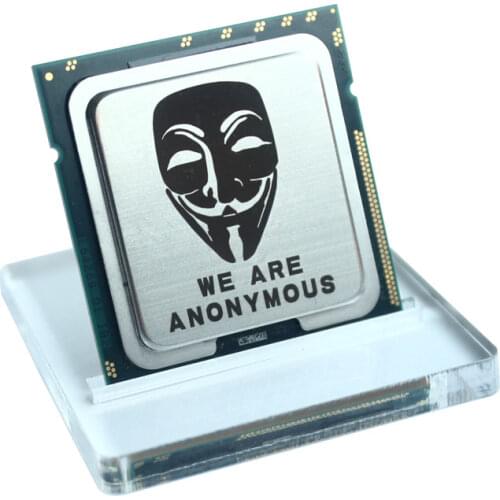 Customized Laser Engraving CPU Ornaments DIY Pattern Personalized Creative for 1366 Intel Xeon Science Geek Accessories Gift