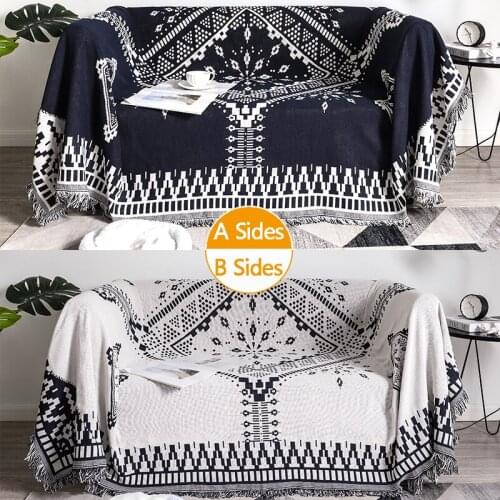 Sofa Hanging Tapestry Plaid Throw Knit Crochet Soft Blankets Office Nap Shawl Blanket Leisure Air Conditioning Blankets
