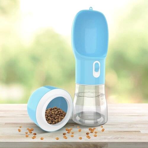 Portable Pet Dog Water Bottle For Dogs Multifunction Dog Food Water Feeder Drinking Bowl Puppy Cat Water Dispenser Pet supplies