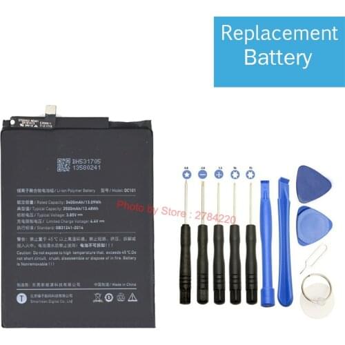100% 3500mAh DC101 Replacement Battery For Smartisan Jianguo Nut U1 Pro OD103 OD105 OD101 Bateria Batterie Cell Phone Batteries