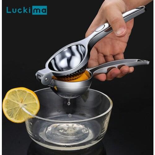 High Quality Hand Juicer Thickening Stainless Steel Manual Citrus Orange Lemon Fruits Squeezer Pressing 100% Healthy Juice