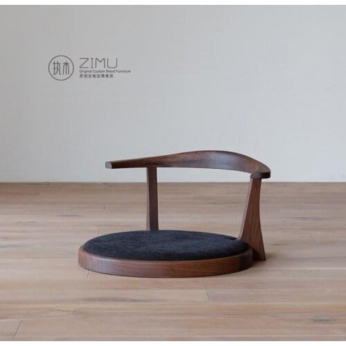 Japanese contracted solid wood tatami and room chair bedroom chair modern chair Japanese furniture nordic dining chair