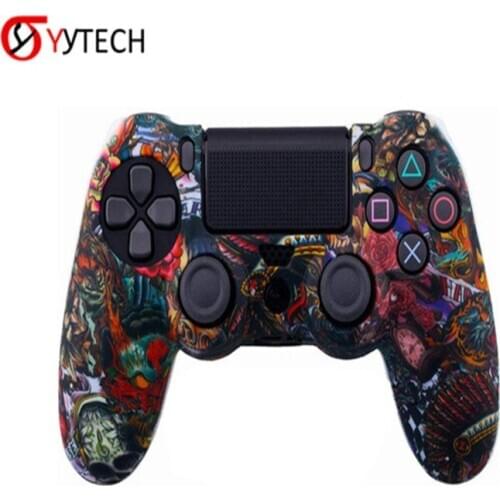 Gel Rubber Case Covers Soft Silicone Gamepad Controller Protection Cases for PS4 Pro Slim