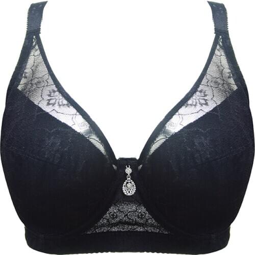 FallSweet Thin Cup Bras for Women Lingeire Plus Size Underwear Sexy Lace Brassiere