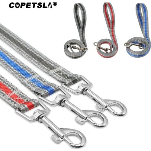 Copetsla New 1Pcs Pet Dog Lead Leash for Dogs Cats Nylon Walk Dog Leash 1.5M Outdoor Security Training Dog Harness