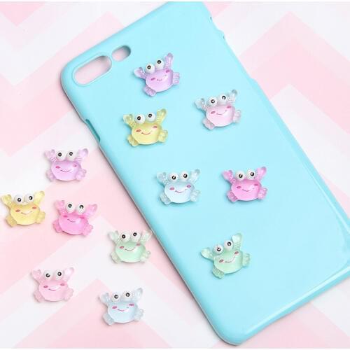 10pcs Ocean Series Charms For Slime Filler DIY Ornament Phone Decoration Mermaid Charms Clay Slime Supplies Toys