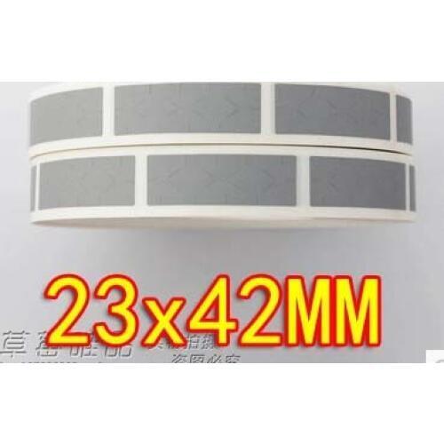 1000PCS/roll 23x42mm Diy Scratch coating Scratch Card Sticker Coating Film