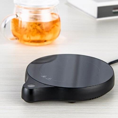 110V/220V Cup Heater Mug Warmer Hot Tea Maker Electric Hot Plate Warmer Coaster 5 Gear Heating Pad Coffee Milk Tea 100°C