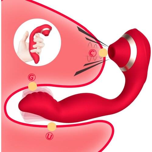 3 IN 1 Sucking G Spot Clitoris Stimulator Orgasm Anal Viginal Nipple Sucker Massager Machine Dildos Vibrator Sex Toys for Women