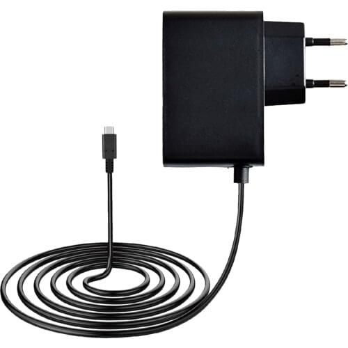 EU Plug AC Adapter Charger For Nintendo Switch NS Console Wall Charge Adapter USB Type C Power Supply