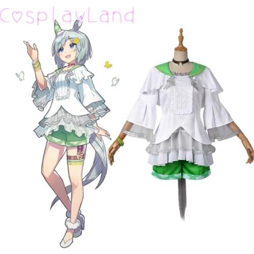 Anime Pretty Derby Seiun Sky Trickstar Jocket Suit Lovely Uniform Cosplay Costume Role Play Party Outfit Women Dress XS-XXL