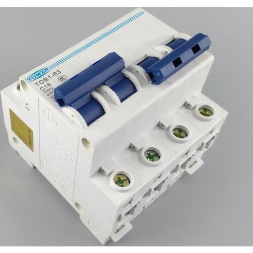 2P 16A MTS Dual power Manual transfer switch Circuit breaker MCB new 16 ampere 50HZ/60HZ 400V