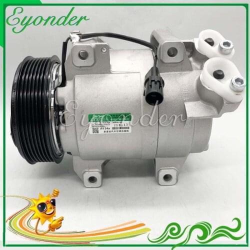 Auto AC A/C Air Con Conditioning Compressor DKS17D Pulley PV7 for Mitsubishi L200 PAJERO SPORT II 3.5 Flex 4WD MN123624