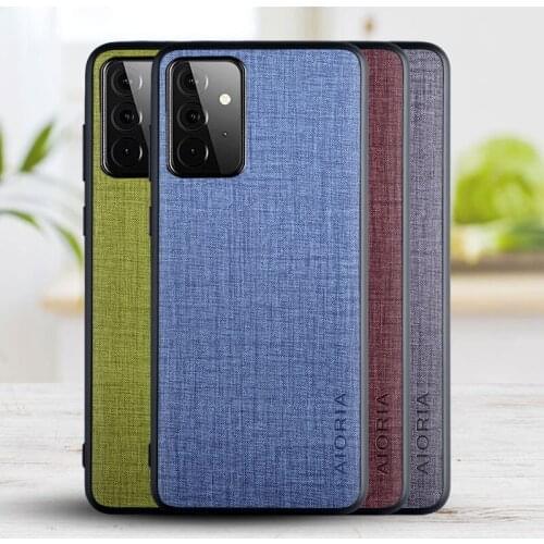 Case for Samsung galaxy A72 5G 4G cover Cross pattern PU leather with PU+TPU 2 in1 material, phone cover for samsung a72 case