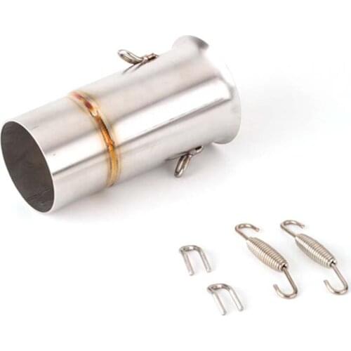 For Super R GT 1290 Motorcycle Exhaust Pipe Middle Link Pipe Muffler R 2017-2018 1290sdr Middle Connector 60.5mm 72mm Adapter