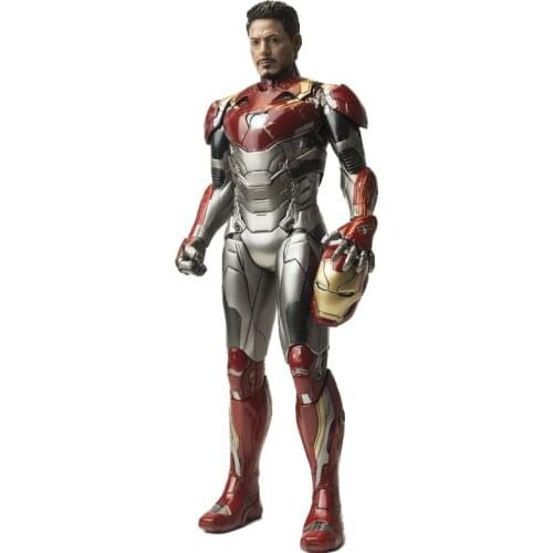 Marvel live-action Avengers 1:6 Iron Man mk47 Thor Captain America Figure Model Decoration With Real Head Sculpture Boy Toy