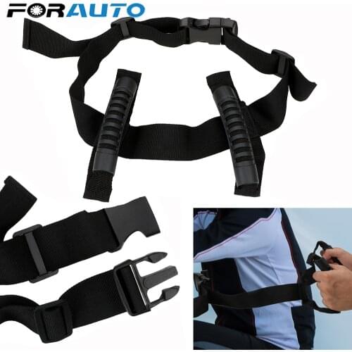 FORAUTO 1Pcs Grasping Adjustable Motorcycle Safety Belt Children Safety Harness Electric Vehicle Carrier Safe Strap