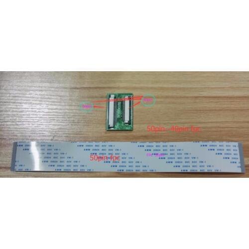 Fpc200mm 0.5mmttf 50pin turned 40pin Soft cable extension cable adapter plate 4.3. 5 .7.8 inches LCD screen FFC FPC