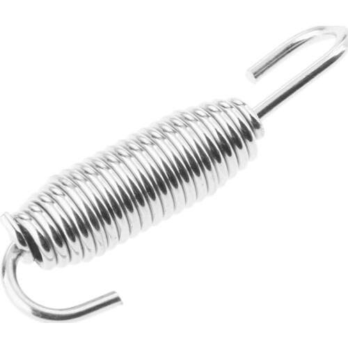 Motorcycle Bike Stainless Steel Exhaust Pipe Spring 2.24" Silencer Muffler
